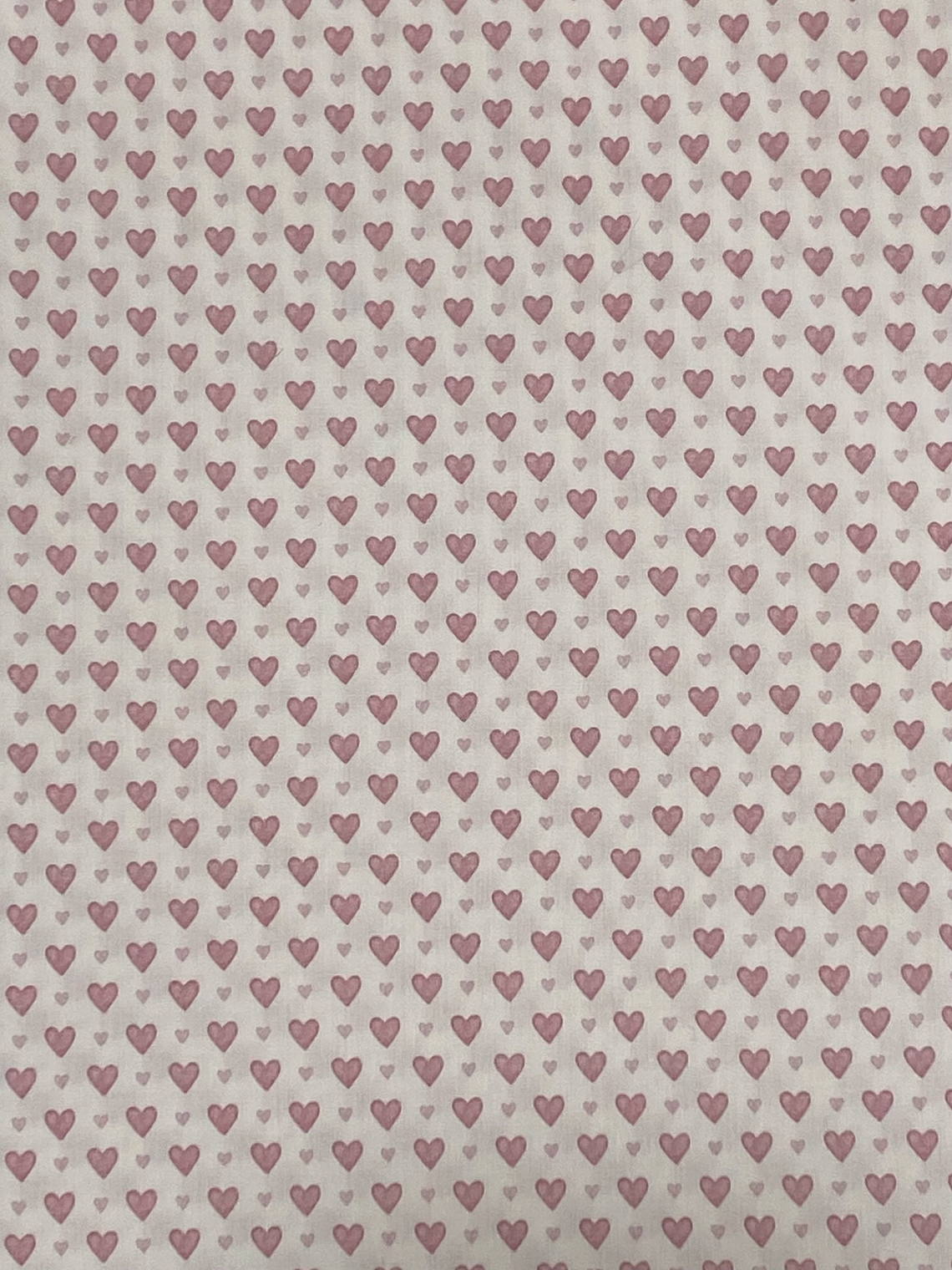 Tecido Com corações  1
