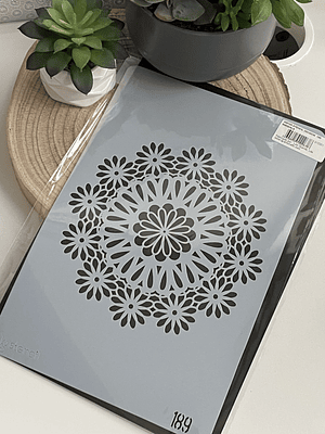Stencil 20x30 cm mandala 189