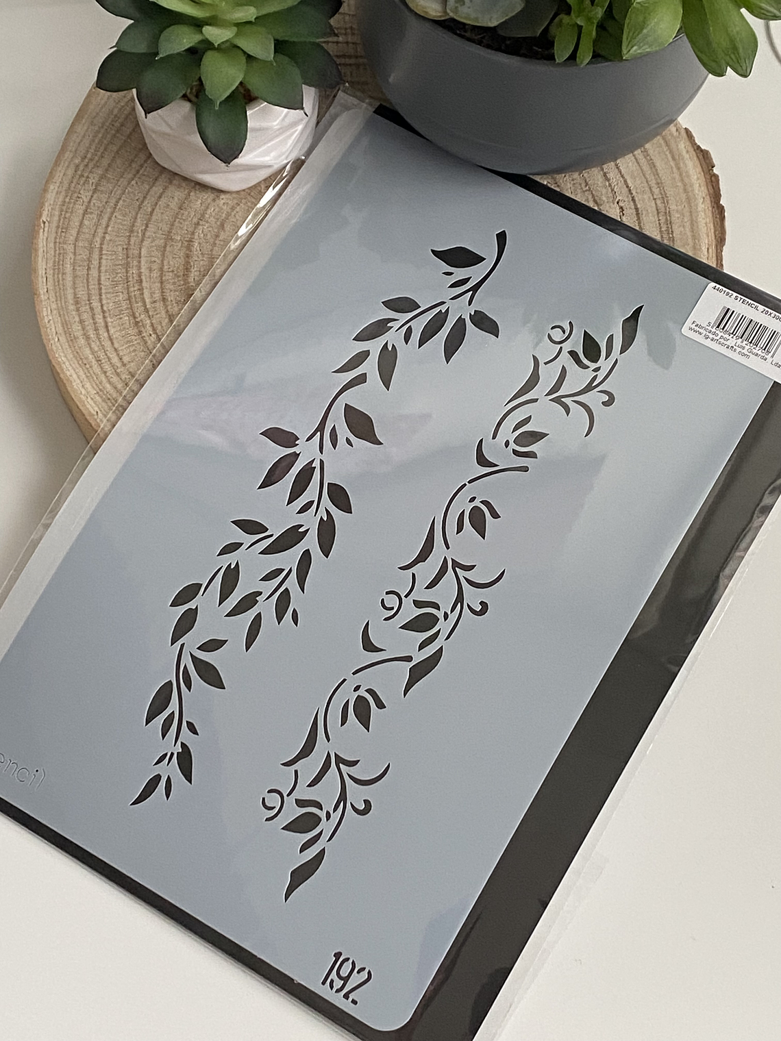 Stencil 20x30 cm floral 192 1