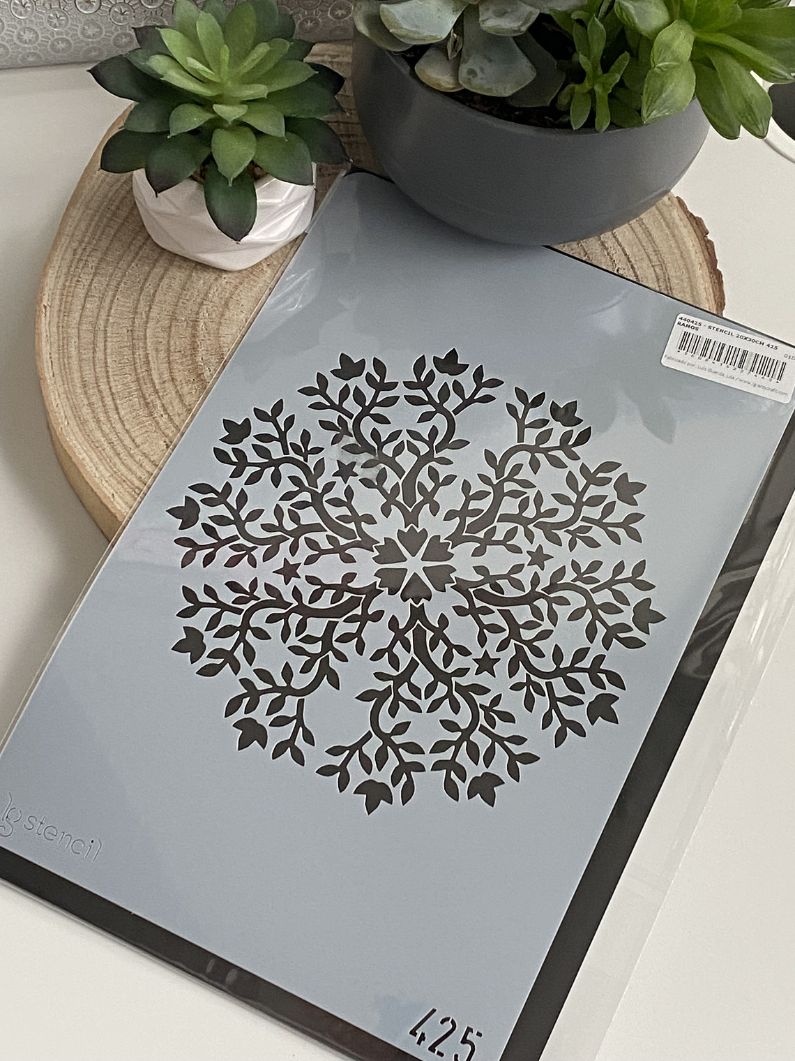 Stencil 20x30cm ramos 425 1