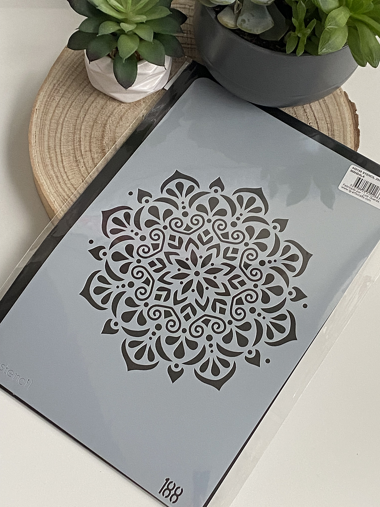 Stencil 20x30 cm mandala 188 1