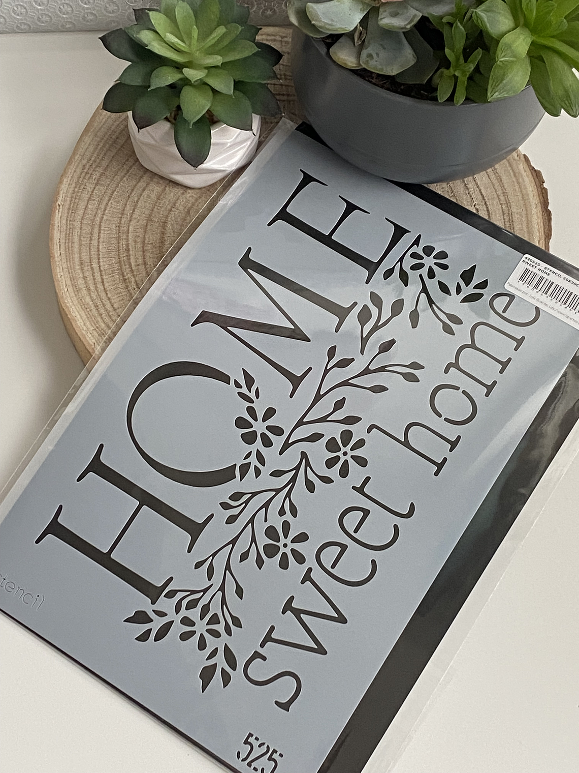 Stencil 20x30cm home sweet home 525 1