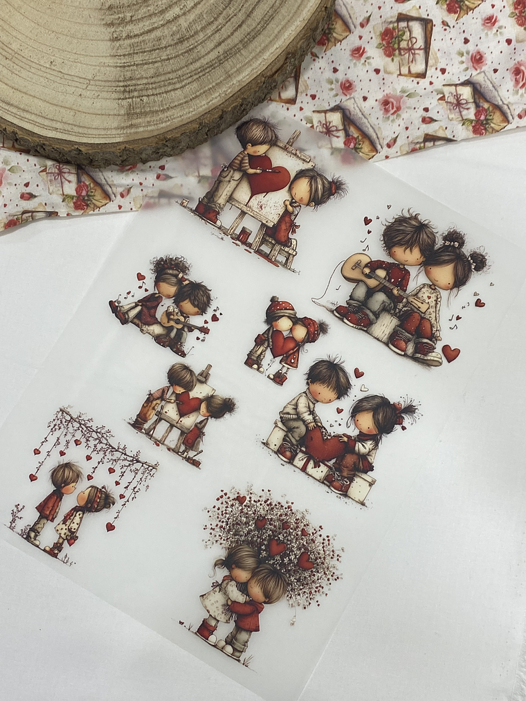 Transfer dia dos namorados 30x23 cm 1