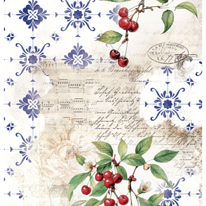 Papel Arroz 54×33 cm 25-30 gr. Cherrys IV
