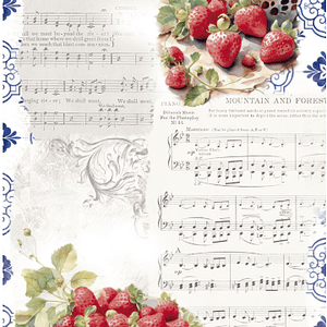 Papel Arroz 54×33 cm  Strawberry VI