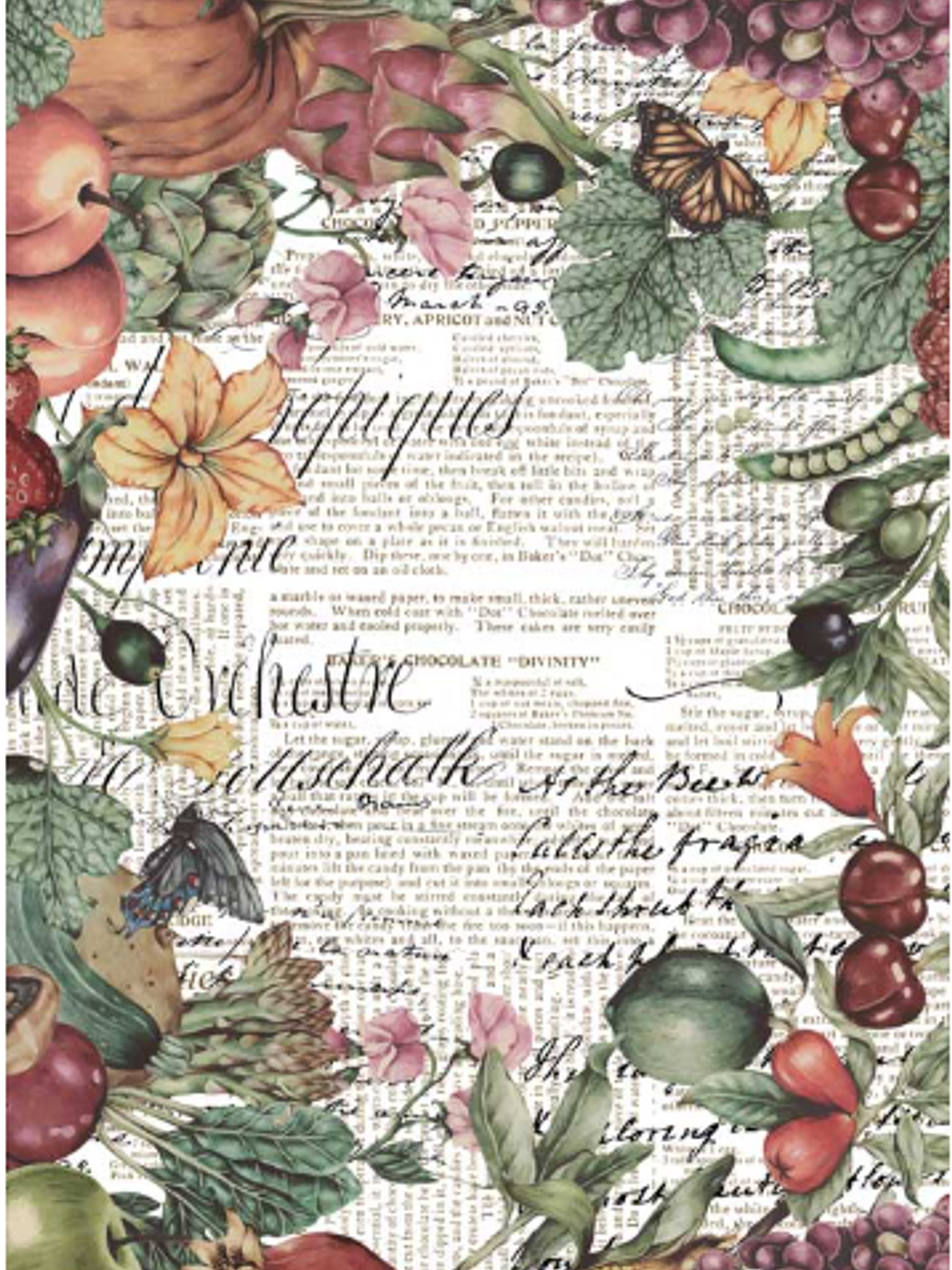 PAPEL ARROZ 54×33 PARTY IN THE ORCHARD 1