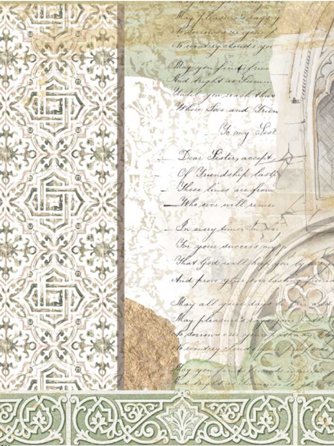 PAPEL ARROZ SCRAP THE KINGDOM OF THE ELVES 1