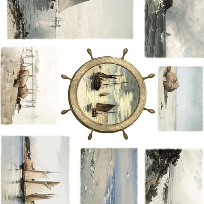 PAPEL DE ARROZ SEA LANDSCAPE 1