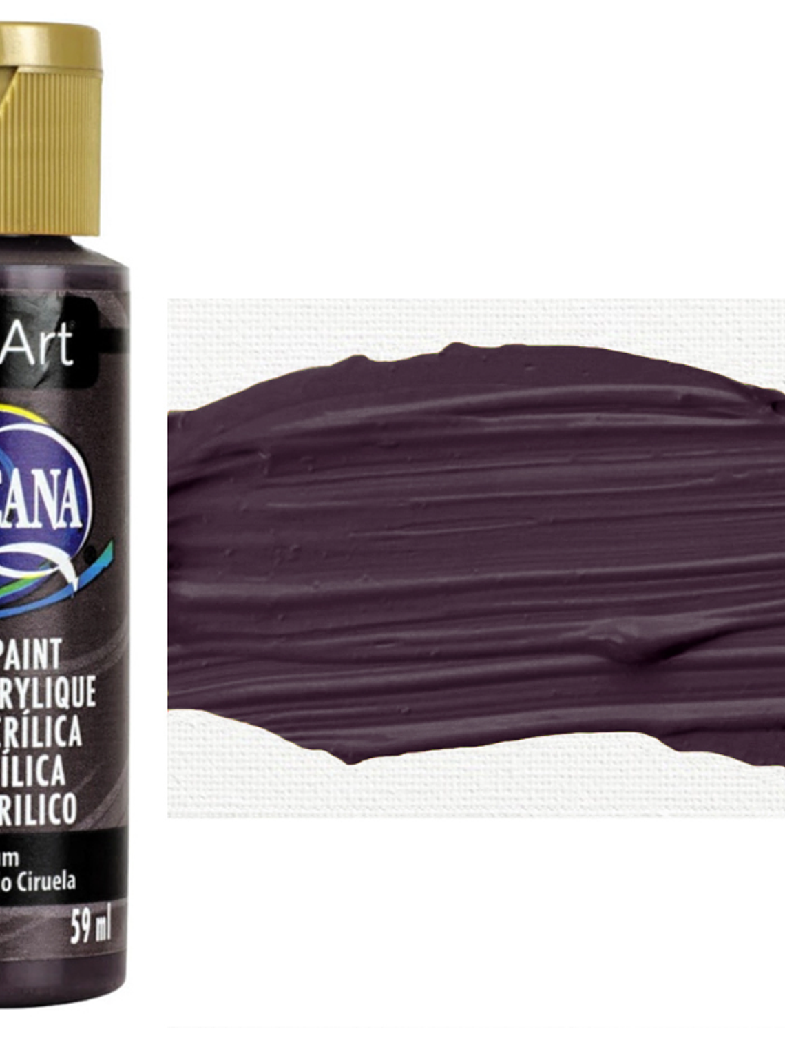 TINTA 59ML BLACK PLUM AMERICANA  1