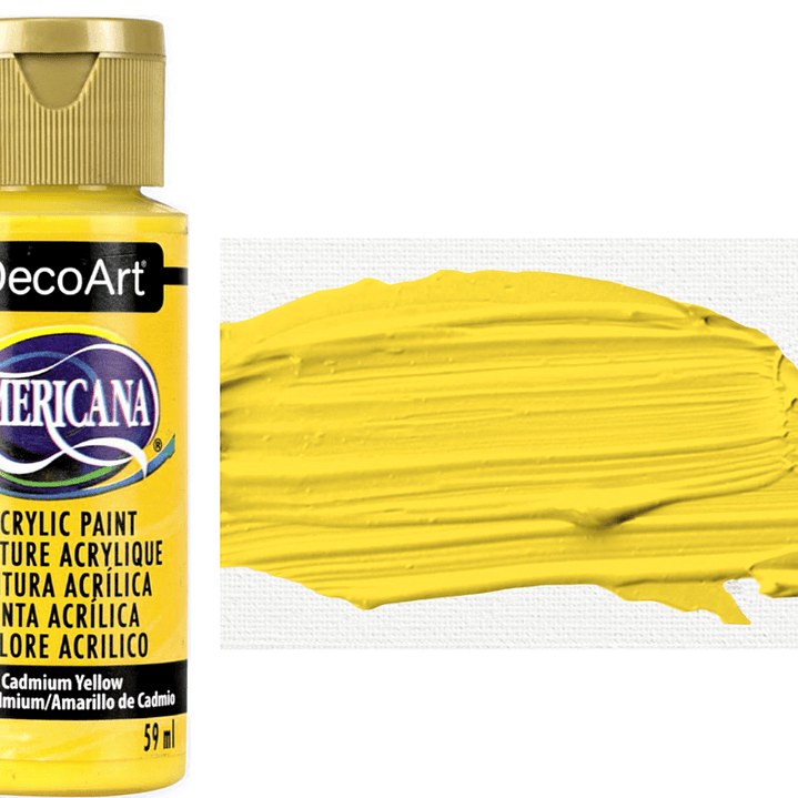 TINTA CADMIUM YELLOW AMERICANA 59ml 1