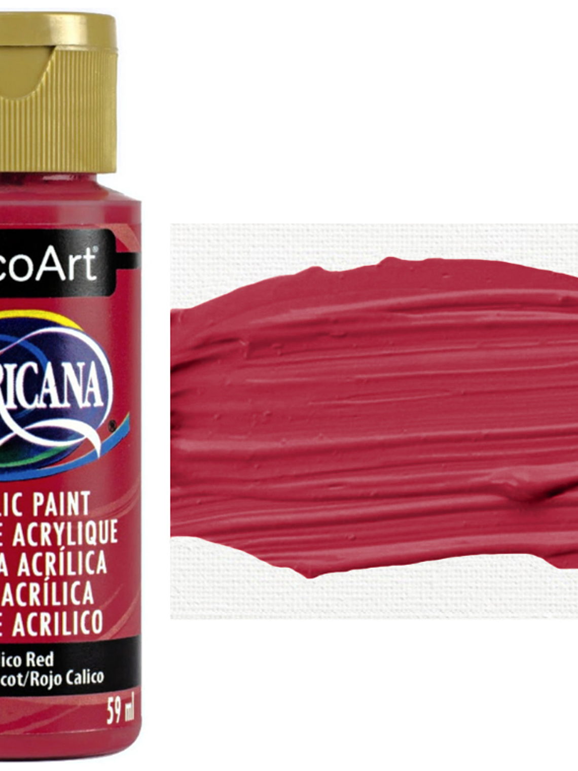 TINTA CALICO RED AMERICANA 59ml 1