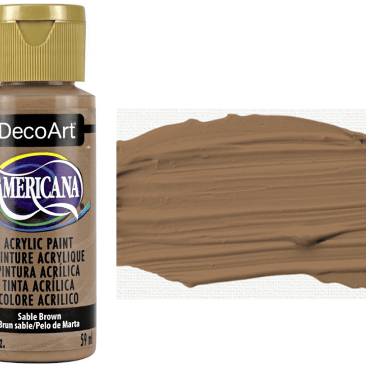 TINTA SABLE BROWN AMERICANA 59ml 1