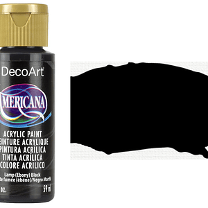 TINTA LAMP BLACK AMERICANA 59ml