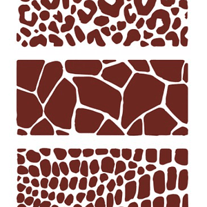 MISS STENCILS 14,5x24cm com 3 texturas 