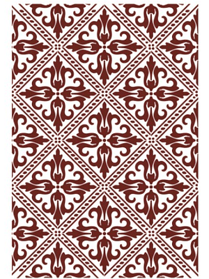 MISS STENCILS 24x35cm abstrato