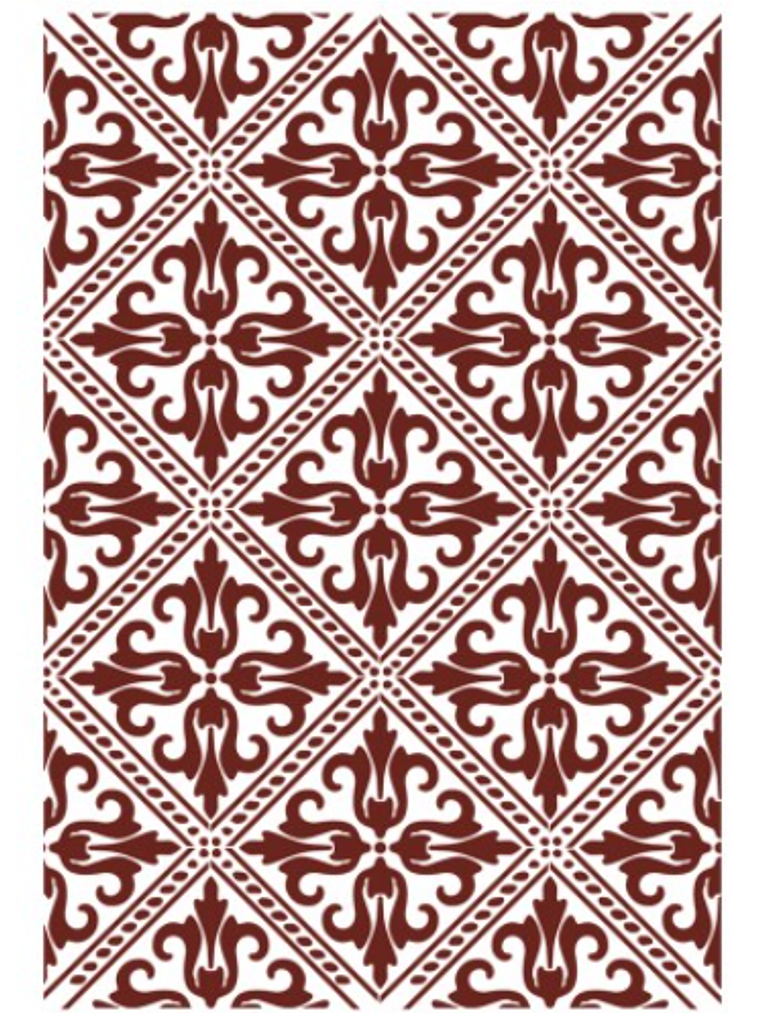 MISS STENCILS 24x35cm abstrato 1