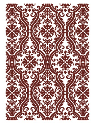 MISS STENCILS 24x35cm abstrato