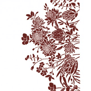 MISS STENCILS 24x35cm floral