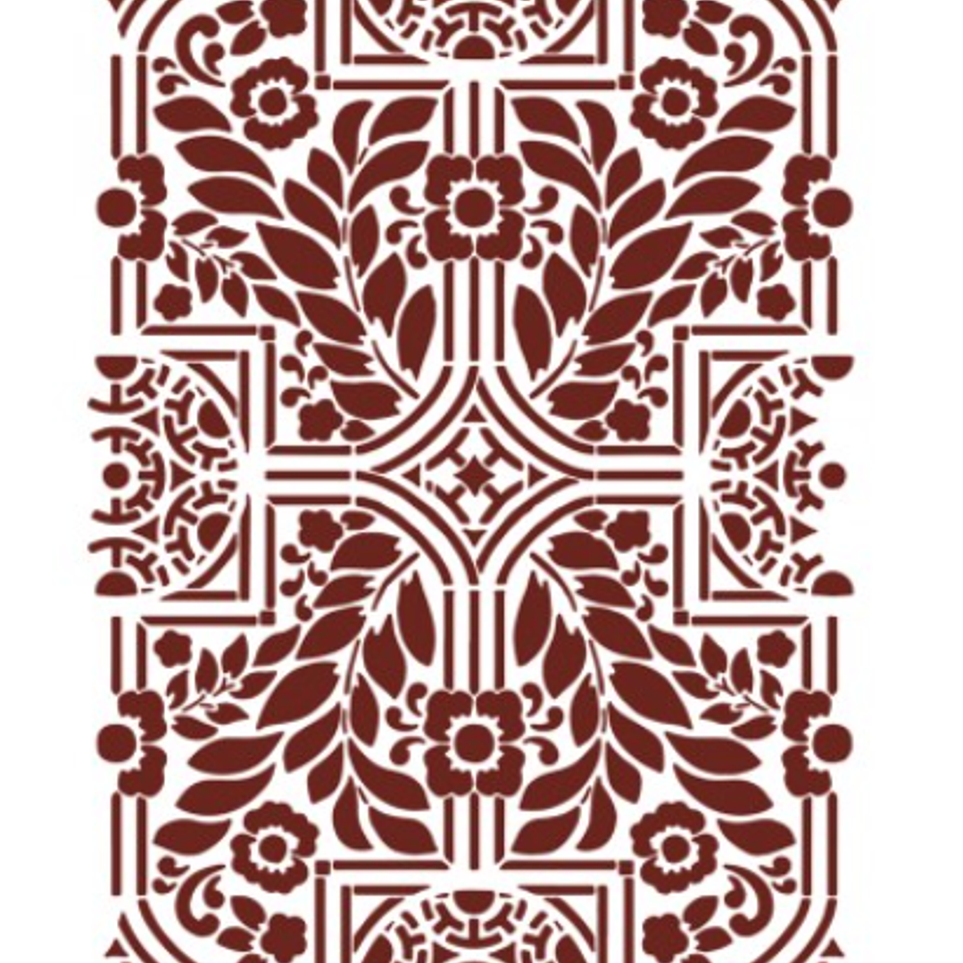 MISS STENCILS 24x35cm abstrato 1