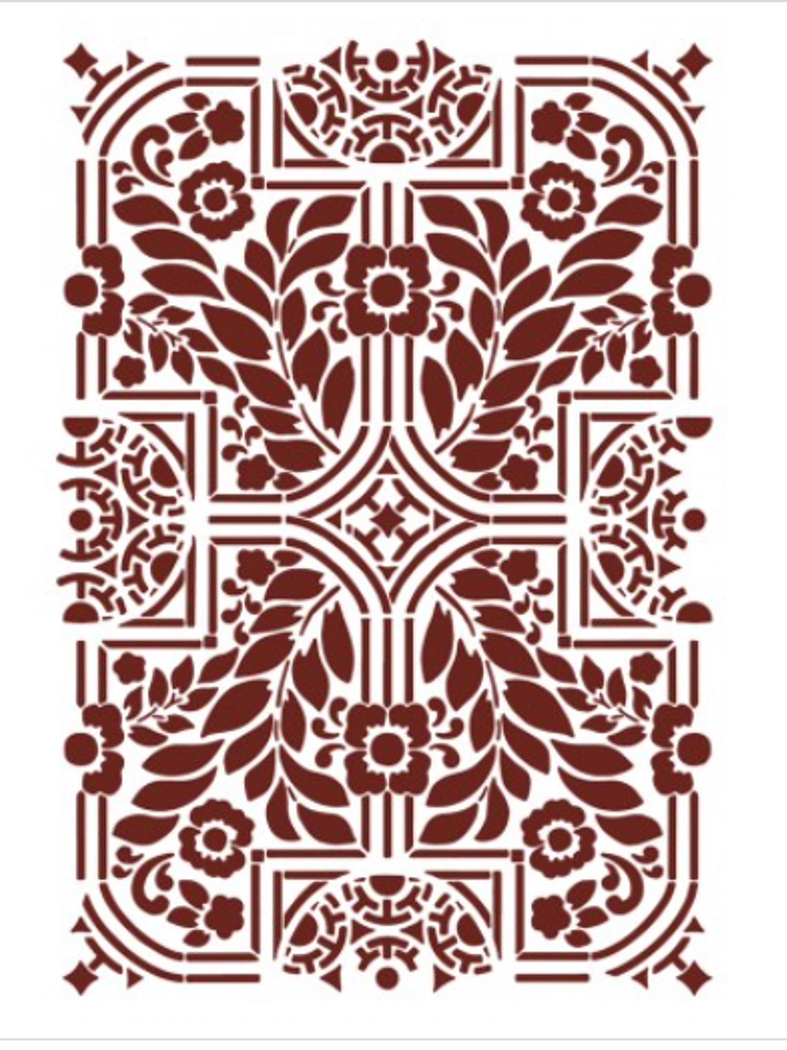 MISS STENCILS 24x35cm abstrato 1