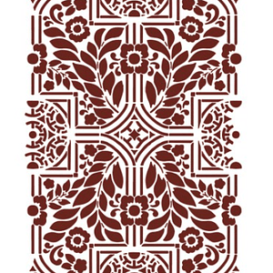 MISS STENCILS 24x35cm abstrato