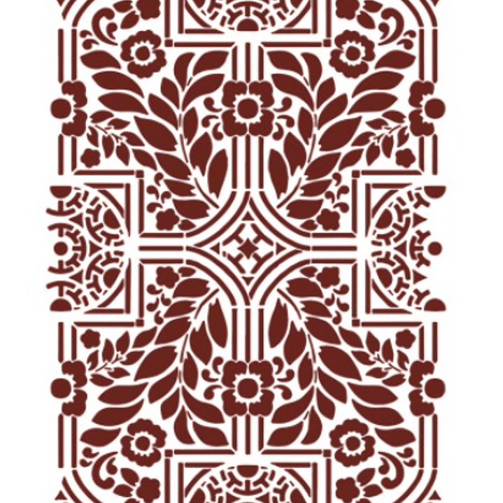 MISS STENCILS 24x35cm abstrato 1