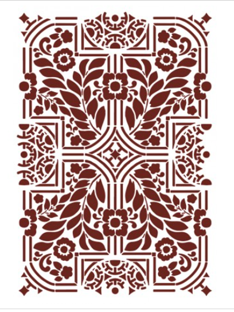 MISS STENCILS 24x35cm abstrato 1