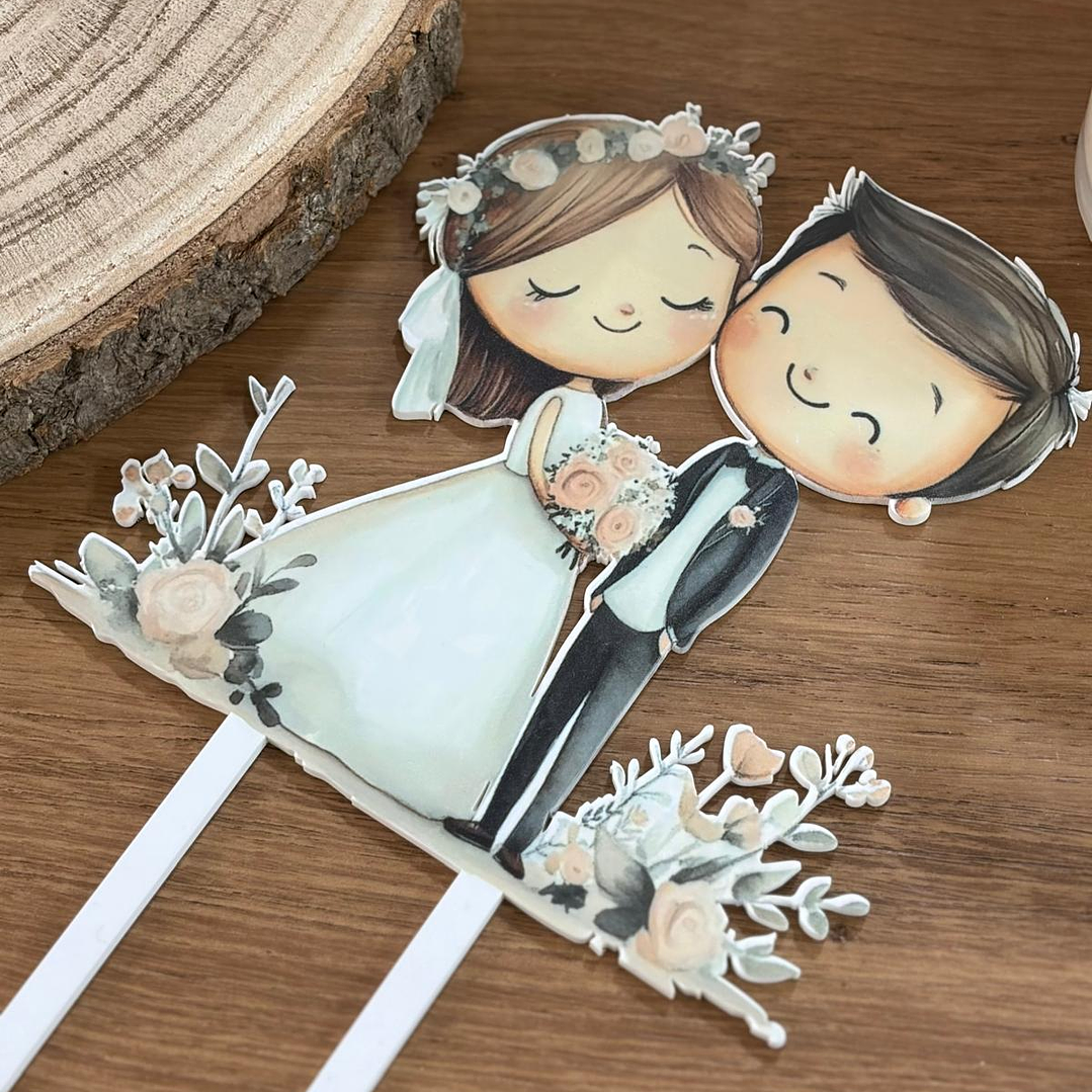 Topo de casamento noivos 1