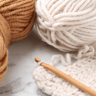 Lãs e fios de algodão