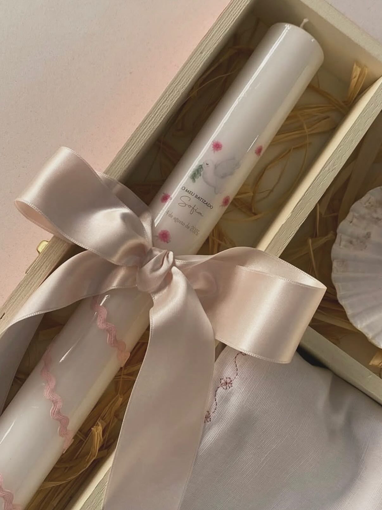 Vela personalizada para batizado 1