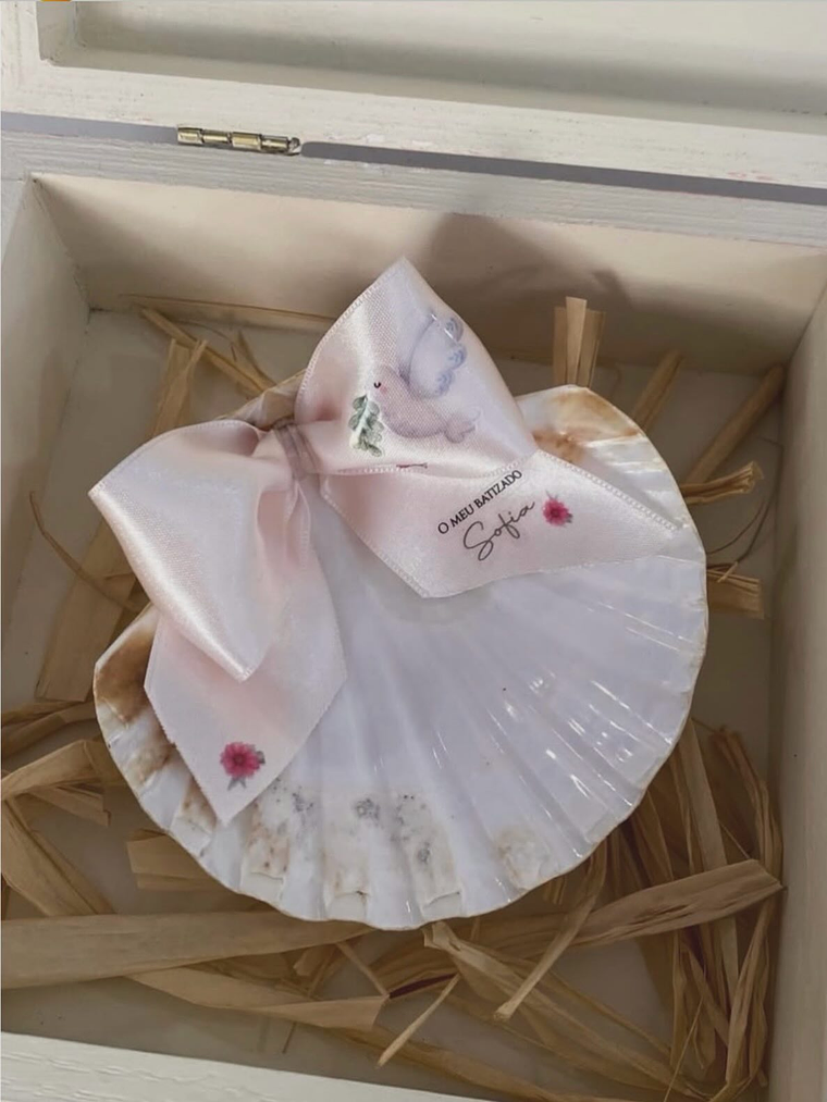 Concha personalizada para batizado 1