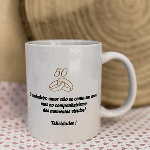 Caneca personalizada 50 anos
