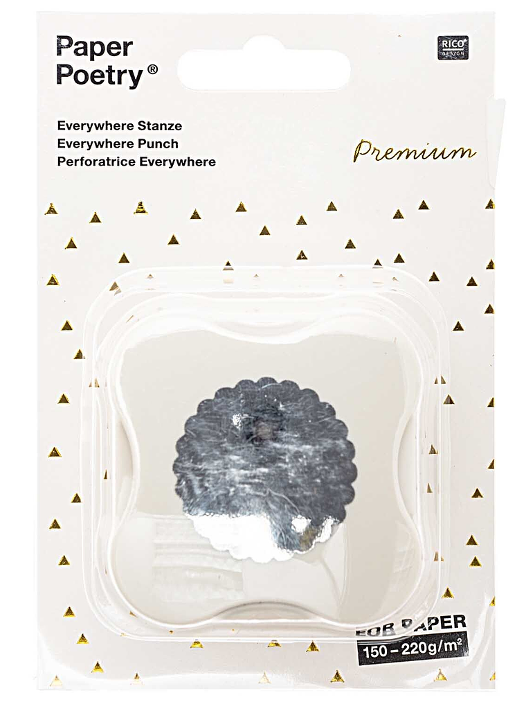 Poesia em Papel em Todo Lugar Roseta de Punção 3,8cm 1