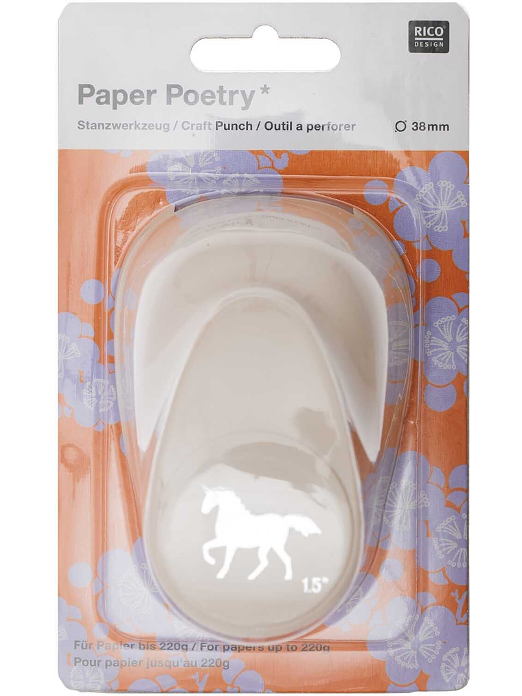 Papel Poesia Punch Unicorn L 3,8cm 2