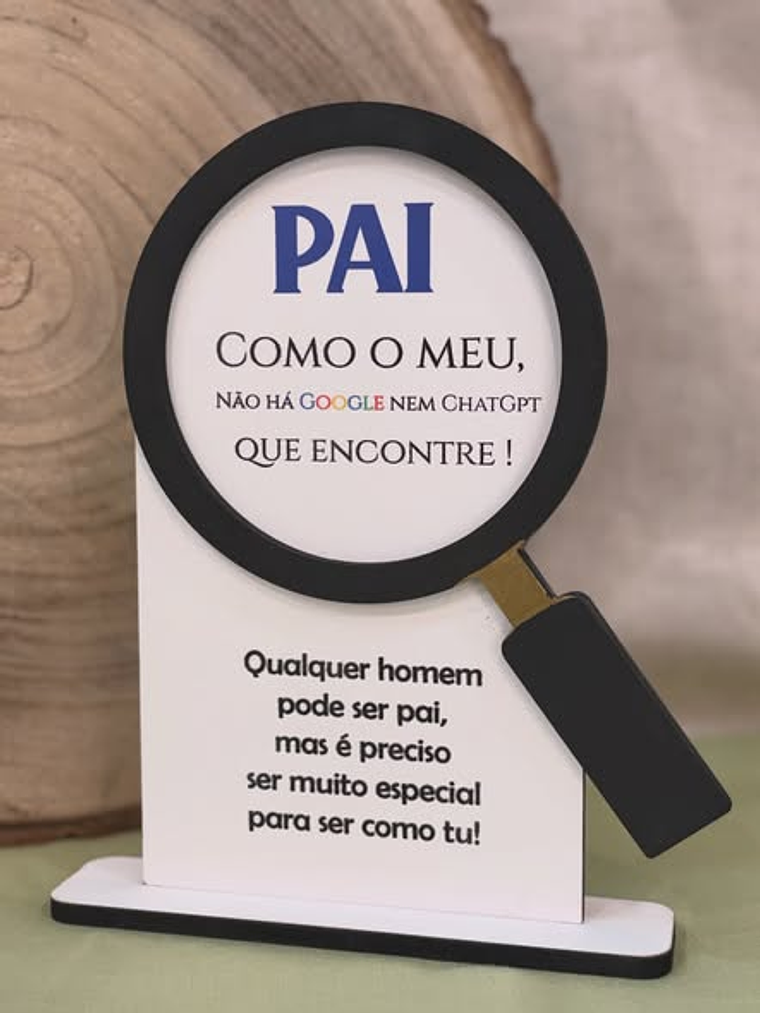 Placa do google para o dia do Pai 1