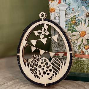 Decoração da Páscoa Ovo