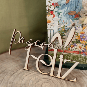 Letras Páscoa Feliz