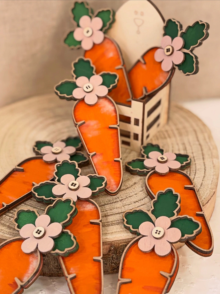Cenouras personalizadas 1
