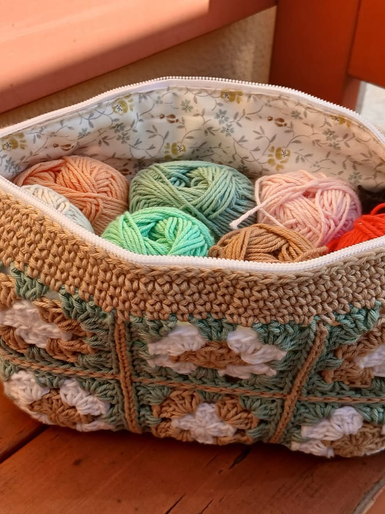 WORKSHOP CROCHÊ - BOLSA COM GRANNY SQUARES dia 11/04/2026 presencial 3