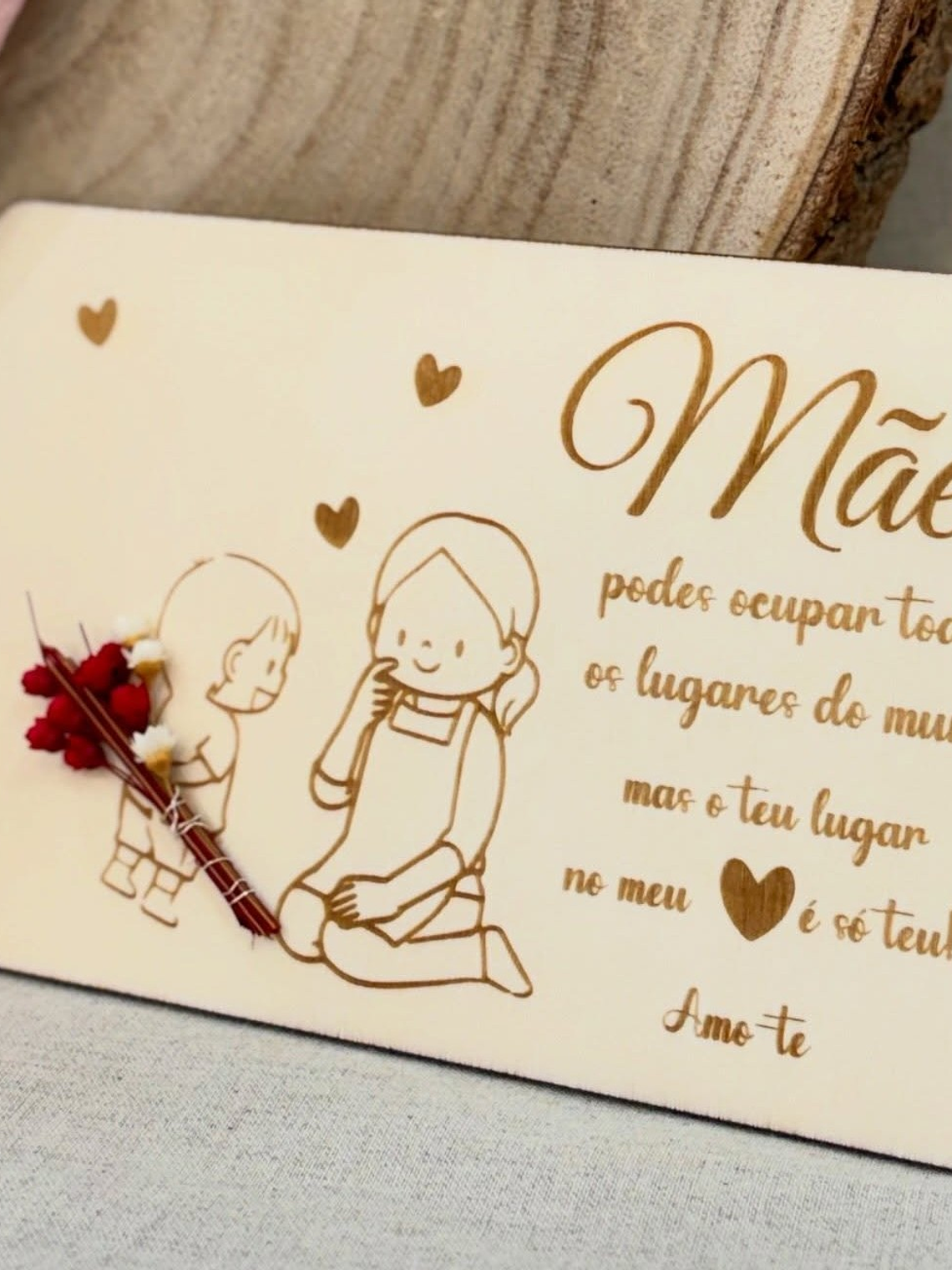 Placa personalizada para o dia da Mãe 2