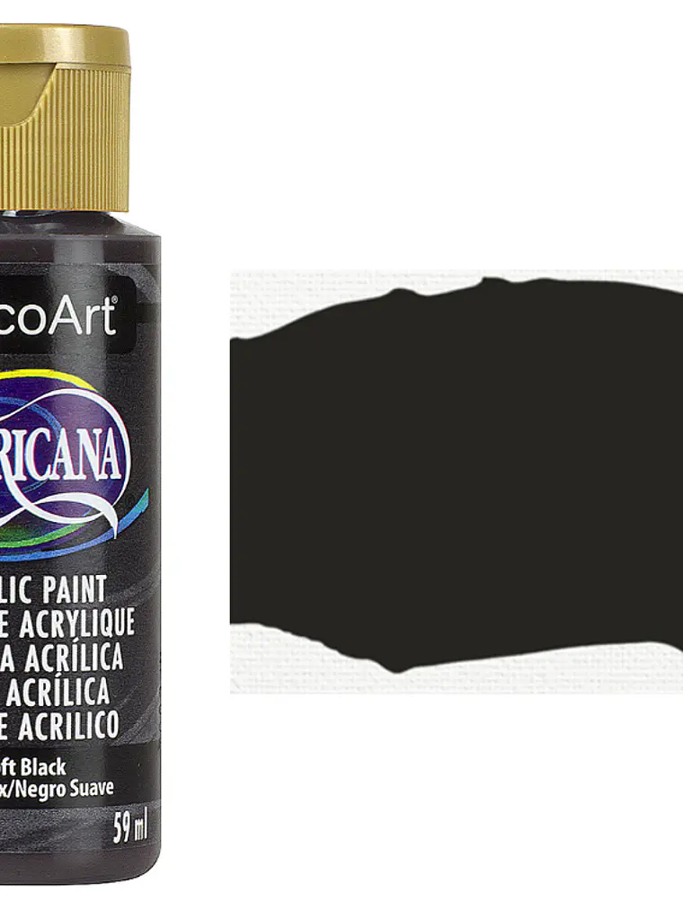 TINTA SOFT BLACK AMERICANA 59ml 1