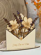 Envelope em madeira com flores para o dia da mãe  - Miniatura 1