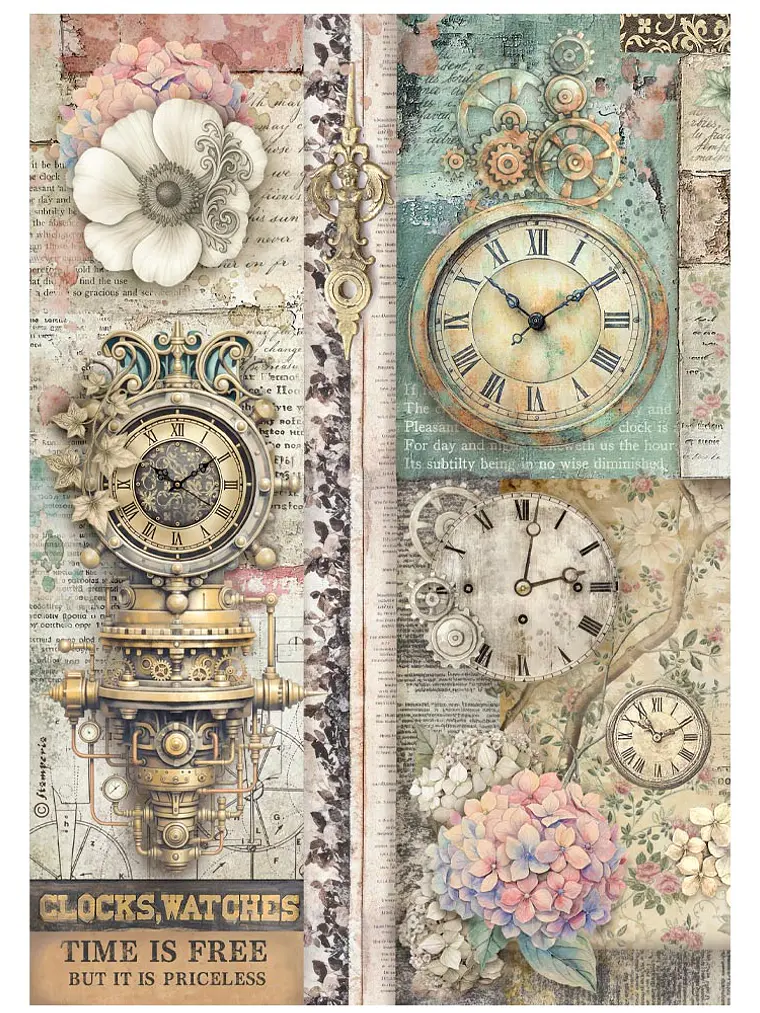 Clock, watches Time is free-A4  1