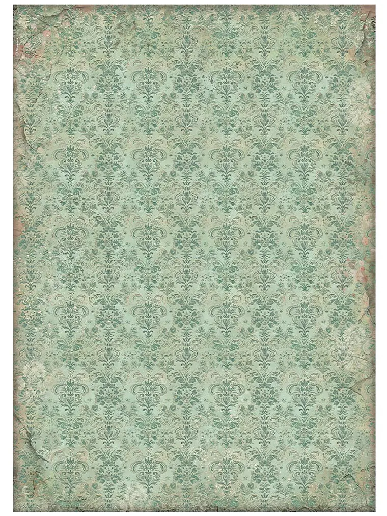  Gardens of Time tapiz verde - Grand papel de arroz cm 50X70 1