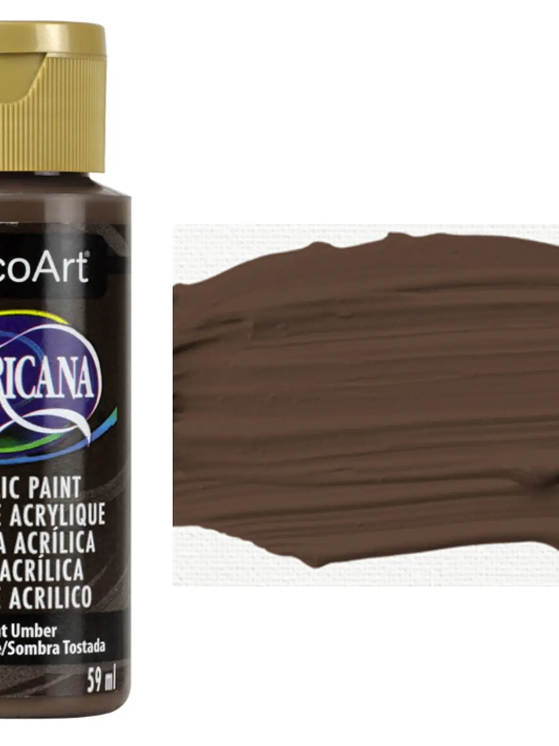 TINTA BURNT UMBER AMERICANA 1
