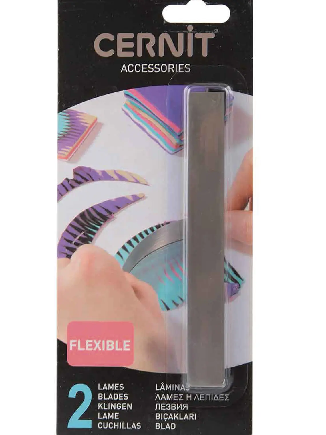 Cernit lâminas – aço  flexível em 2 peças  1