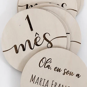 Placas dos meses 