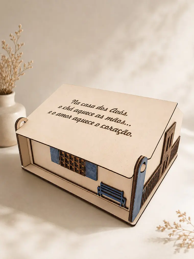 Caixa para guardar chá | casa dos avós  1