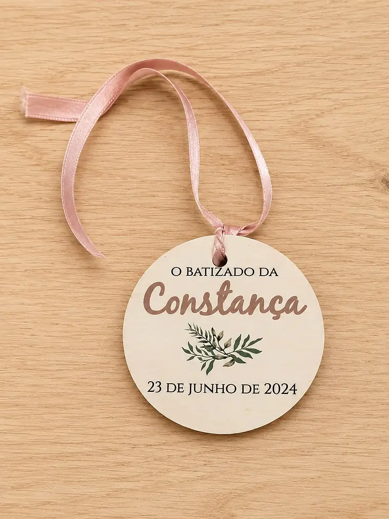 Peça de gesso perfumada com gravação 1