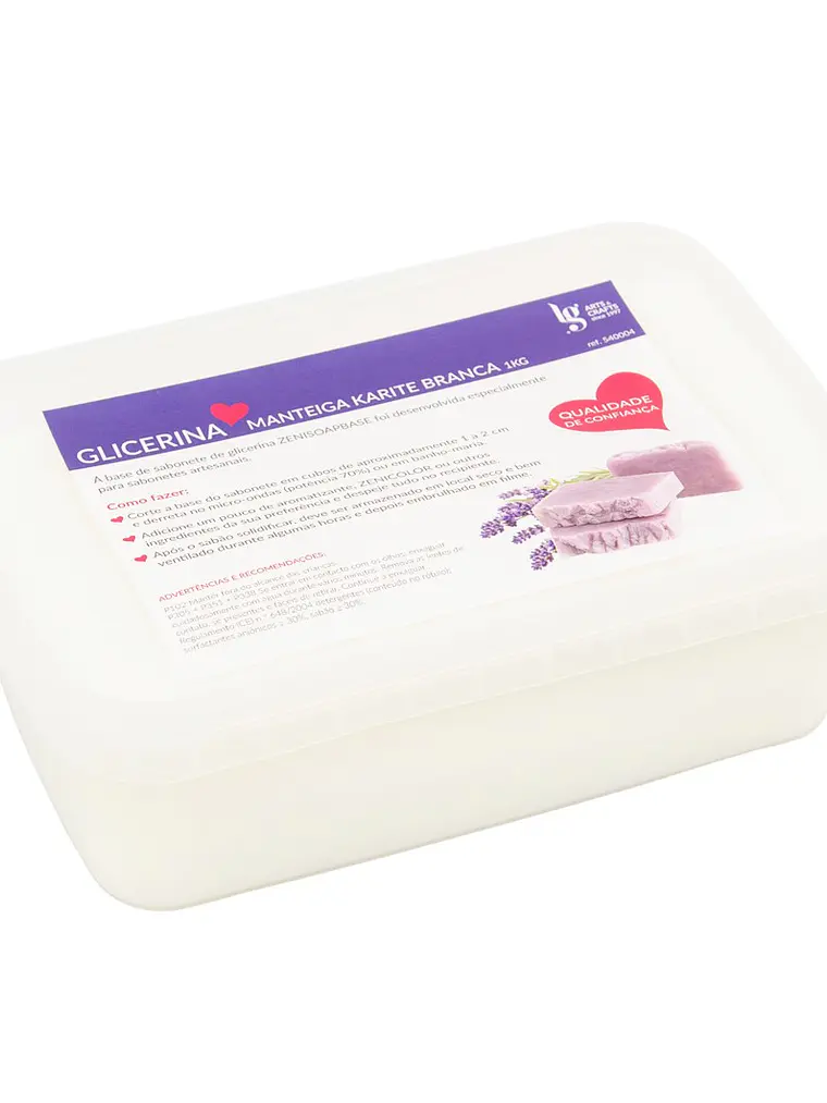 Glicerina manteiga karite branca 1kg 1